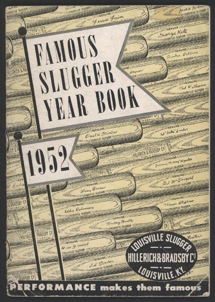 1952 Famous Slugger Yearbook